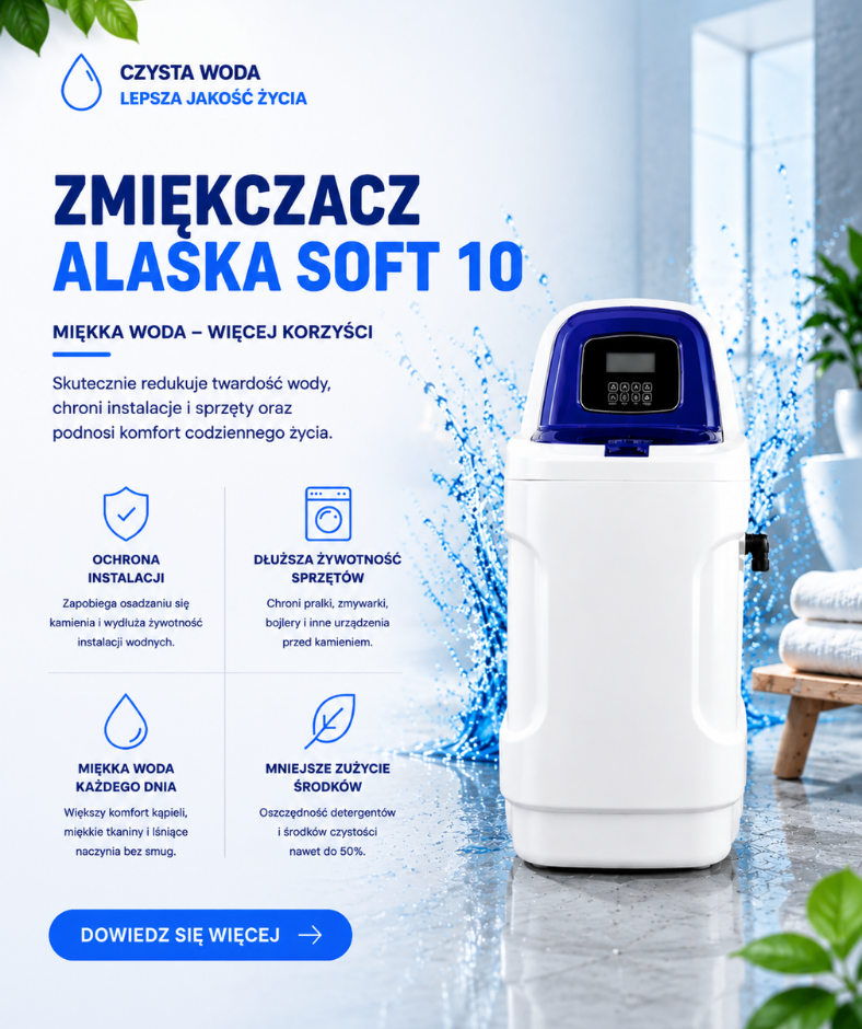 Skuteczne zmiękczacze wody