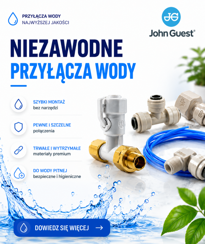 John Guest - Przyłącza wody